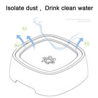 Cuenco De Agua Para Perros Y Gatos Flotante Anti-Derrame Dispensador De Agua Plástico Universal Para Todas Las Razones 1L/1.5L - details 14