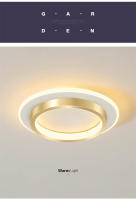 Lámpara De Techo Moderna De Metal LED Para Pasillo Y Escalera Decorativa De Lujo Creativa En Oro Instalación Suelta Fuente De Alimentación AC 220V - details 2