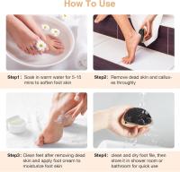 Lima de pie de vidrio Nano, removedor de callos de piel dura, herramienta de pedicura para el cuidado de la belleza del pie, dorado - details 4