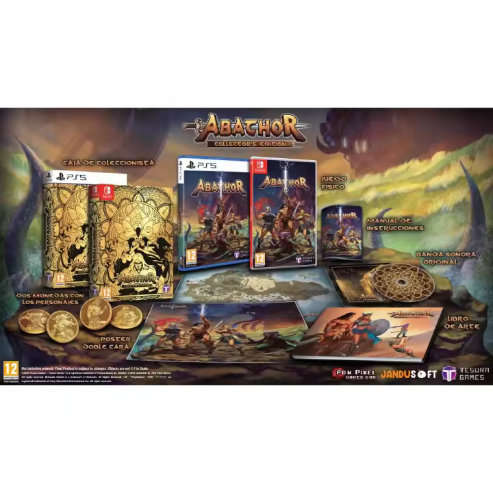 Abathor Collectors Edition - PS5 - Nuevo Precintado - PAL España - Tesura Games - 1