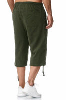 Pantalón casual de lino y algodón para hombre - Estilo deportivo y fresco para verano (longitud 7/8) - details 16