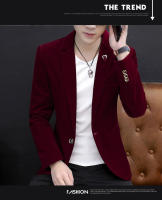Chaqueta De Traje Casual Para Hombre Estilo Británico De Alta Calidad Moda Joven Chaqueta Corta De Otoño Talla Slim Ajustada - details 6