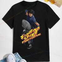 Camiseta De Jackie Chan 2024 'Twinkle Twinkle Lucky Star' Para Hombres Camiseta De Cuello Redondo Impresión De Película De Kung Fu Dragon Ropa Unisex Transpirable Cuidado Facil Material Poliéster - details 5