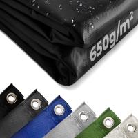 Lona de PVC 650 gr/m², resistente al agua y a las roturas, ojales de aluminio, varios colores y medidas, revestimiento por ambos lados, lona para piscina, lona para camiones, Jago - details 4
