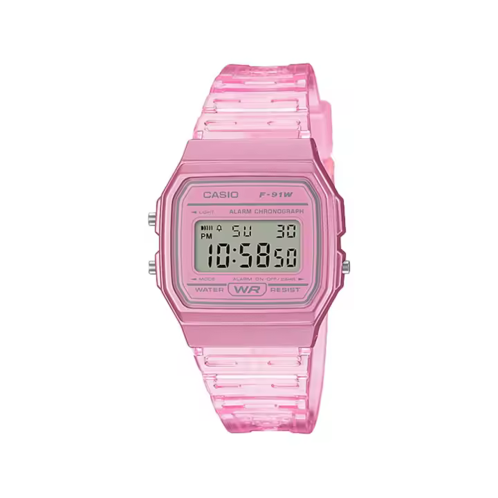 Casio COLLECTION F-91WS-4EF Reloj de mujer - Digital rosa - 1