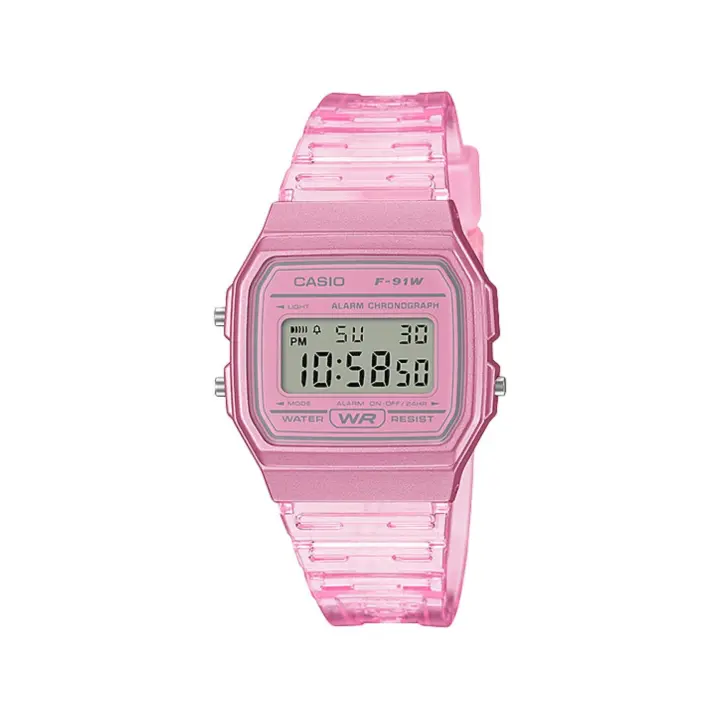 Casio COLLECTION F-91WS-4EF Reloj de mujer - Digital rosa - 1