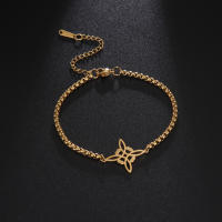Pulsera De Encanto De Brujería Skyrim Para Mujer Cadena De Acero Inoxidable Pulsera Vintage Geométrica Adecuada Para El Día Regalo De Amuleto Wicca - details 6