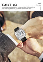Reloj Métrico Deportivo Para Hombre PINDU Diseño Marca Automático Resistente Al Agua Con Correa De Cuero Y Dial Romano Relogio Masculino - details 1