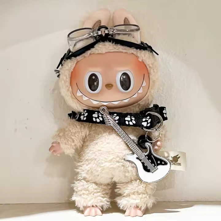 Ropa De Peluche Labubu Para Bebé 17cm Accesorios De Anime Lindo Y Moderno Traje De Hoodie Para Regalo De Navidad Unisex - 1