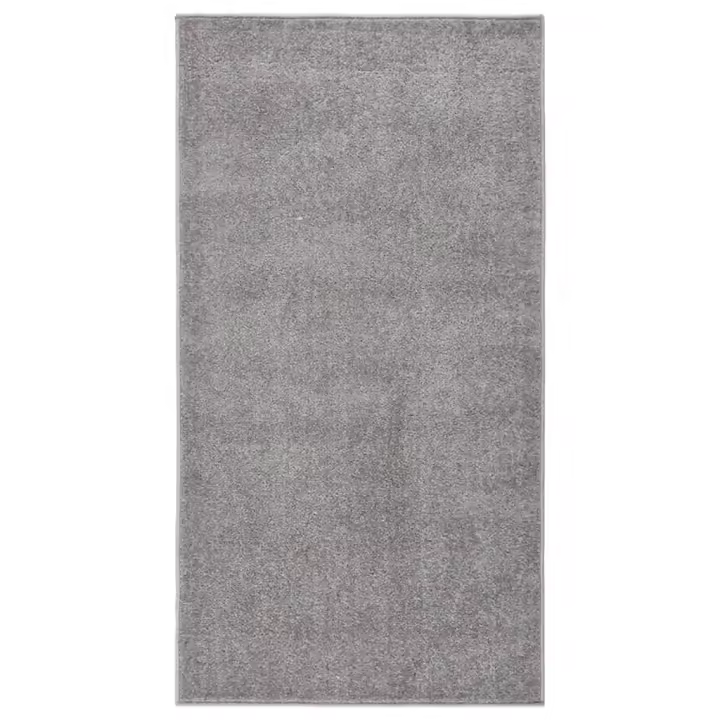 vidaXL Alfombra de pelo corto 80x150 cm Color Antracita,  Gris,  Gris claro y mas Alfombras de área  Alfombra de Piso para Sala de Estar Dormitorio Habitación Salón - 1