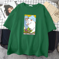 Camiseta De Algodón Para Hombre Con Estampado De Gato Triste Y Meme La Estúpida Camiseta Casual De Verano Con Estilo Vintage Y Cuello Redondo - details 9