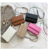 Bolso De Hombro Para Mujer Con Cadena Y Parche Bordado Bolso Bandolera Diario Sólido Color PU Cuero Sintético Cuadrado - details 11