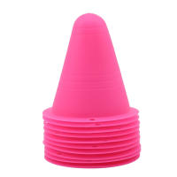 Juego De 10 Piezas De Conos De Entrenamiento Para Patinaje Y Fútbol Roller Rugby Obstáculos De Patinaje Suave Torre De Entrenamiento - details 10
