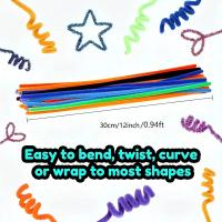 100 PCS De Barra Giratoria De Chenillo Y Acero Para Manualidades DIY Juguetes De Tubo Creativos Materiales Hechos a Mano - details 17