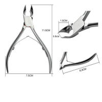 Tijeras De Cutícula De Acero Inoxidable Resistentes Para Uñas Y Piel Muerta Tamaño Grande Afiladas Para Uñas Del Pie Y Cutícula - details 1