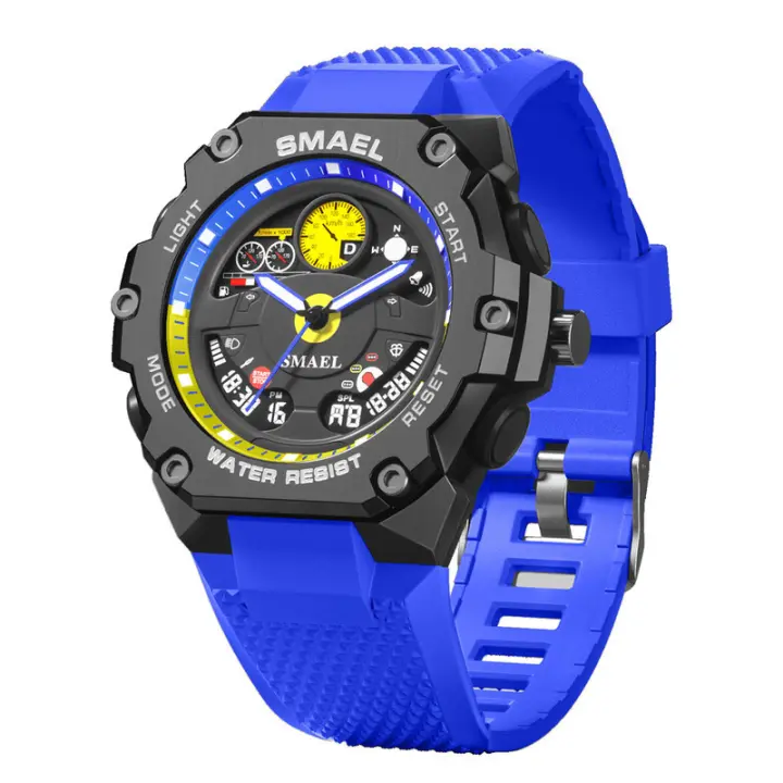Smartwatches Digital Militares Relojes,Táctico Reloj Militar Multifunctional para Hombre, resistant to Agua 50 m, bright - 1