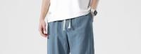 Pantalones Cortos De Algodón 100% Para Hombre Verano Pantalones Casuales Para Playa Pantalones Rectos Para Casa Talla M-5XL - details 10