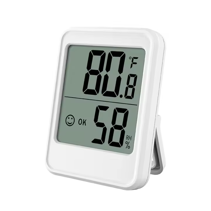 Termómetro Y Higrómetro Digital Grande LCD Medidor De Temperatura Y Humedad Para Interior Estación Meteorológica Con Sensor - 1