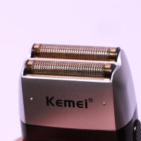 Afeitadora Eléctrica Kemei Para Hombres Recargable Barba Afeitadora Electrónica Flequillo Corte Flotante Barbero Trimmer De Cuidado Del Rostro Máquina De Afeitar - details 8
