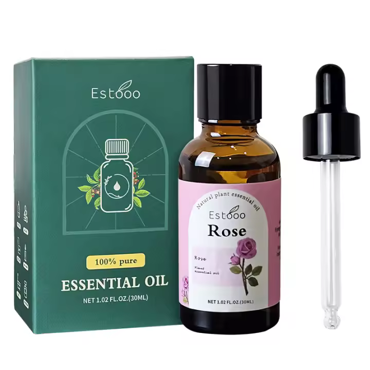 Aceite esencial absoluto de rosa búlgara, 100 % puro, de calidad superior, sin diluir, natural, terapéutico, para aromaterapia, ideal para difusores, piel, rostro y cabello. - 1