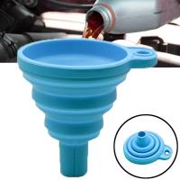 Funel De Silicona Universal Para Motor De Coche Funel De Líquido Para Cambio De Aceite Y Flujo De Agua Plegable Portátil Para Automóviles - details 3