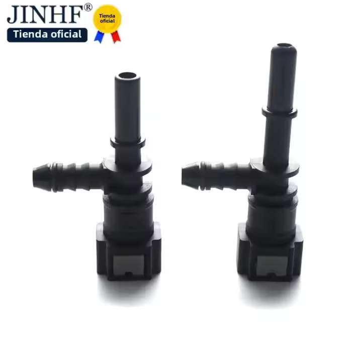 Conector De Tubo De Combustible Automóvil ID6 7.89 Bundy Tee Hose Coupler Nylon Para Motocicleta Accesorios De Coche Conexión Rápida - 1