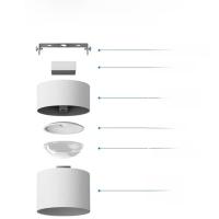 Spotlight Ajustable De Ángulo Para Exterior Pasillo Corredor 220V Luz Brillante Y Oscura Instalación En Pared Material De Aluminio - details 3