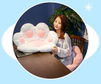 Cojín De Plush De Gato Lindo 70cm Forma De Corazón Y Tatami Relleno De Peluche Suave Regalo Kawaii Para Decoración Del Hogar - details 6