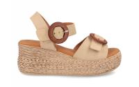 Sandalia de Plataforma Mujer 3777 BDA: Estilo Natural y Confort Premium Eleva tus pasos este verano con la elegancia rústica de las sandalias BDA. Este modelo destaca por su diseño de inspiración orgánica, combinando la suavidad del serraje con detalles - details 1
