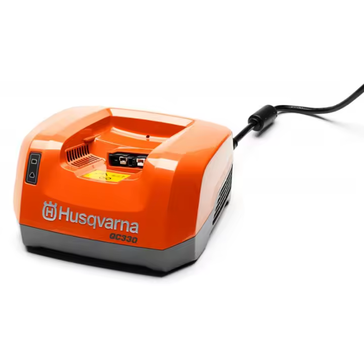 Cargador para baterías Husqvarna 
QC330: 330W 100-240 V - 1
