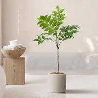Planta Artificial De Figo Grande 76-140cm Hojas Verdes De Plástico Para Decoración De Jardín Y Exterior Estilo Tropical - details 12