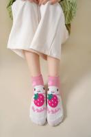 Calcetines Sanrio Hello Kitty Para Mujer 5 Pares Diseño De Dibujos Animados Harajuku Kawaii De Algodón Rosa Calcetines Cortos Casual - details 21
