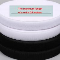 Cinta De Velcro Reutilizable Para El Hogar 1/5/25 Metros Ancho 20/25/30/50 Mm De Nylon Eco-amigable Resistente Al Calor Accesorios Para Costura DIY - details 1