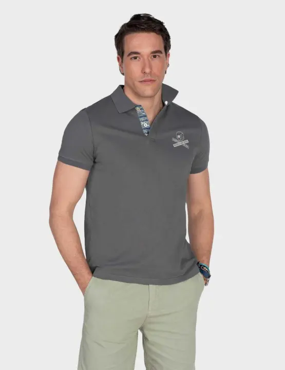 Harper & Neyer Pirate polo gris oscuro para hombre - 1