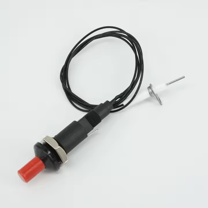 Igniter De Botón Presionable Con Cable Universal Piezo Ignición Para Barbacoa Grill Gas Estufa Hogar Exterior Herramientas - 1