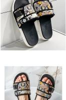 Zapatillas De Verano Para Hombre Antideslizantes Y Suaves Para Exteriores Y Interiores Con Correa De Gancho Zapatos Planos Casuales Para Playa - details 20
