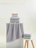 Toalla de Algodón Pure GOOZONE HOME, Gruesa, de clase A, de Algodón Peinado, absorbente de Agua, de jacquard, 35x75 cm - details 4