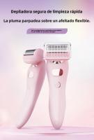 Epilador Eléctrico Para Mujeres 2 En 1 Recargable Doble Cabeza Impermeable Kit De Peluquería Corporal Para Eliminación De Vello Shaver Para Damas En El Bikini Y Axilas - details 18