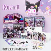 2pcs Sanrio Hellokitty Cinnamoroll Melody Kuromi Material De Estudio Regalo Escolar Bolsa Grande De Suerte Para Estudiantes Accesorios De Anime Clásico - details 10