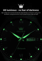 Reloj Mecánico OLEVS 9955 Original Acero Inoxidable Resistente Al Agua Luminoso Calendario De Negocios Lujo Reloj De Muñeca Automático - details 10