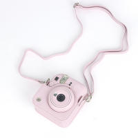 Estuche Protector De Cuero PU Para Cámara Instax Mini 12 De Fujifilm Con Correa De Hombro Bolsa De Viaje Para Cámara Instantánea - details 9