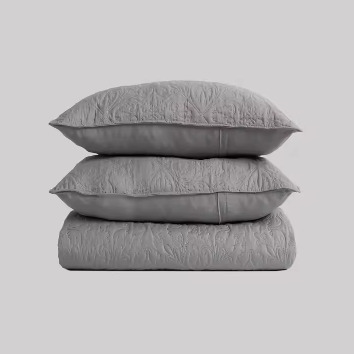 Llartextil Edredón Bouty Nova Gris - Acolchado Termosellado - Microfibra Suave - Fabricación Ética - 1