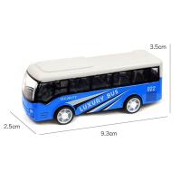 Modelo De Autobús En Forma De Autobús Juguete Extensible Con Retroceso Alta Imitación Regalo De Ocio De Calidad Para Niños Ornamento De Vehículo - details 4