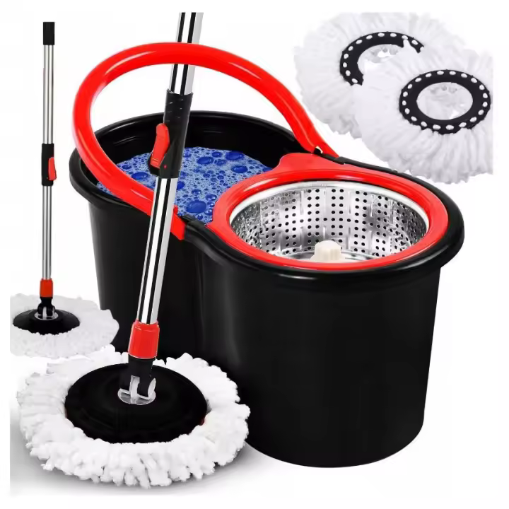 TRAPEADORA ROTATIVA 360 SPIN TURBO 3en1 CUBIERTAS 2 PIEZAS CUENCA PLANA - 1