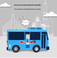 Juego De 4 Piezas De Coches De Dibujos Animados Tayo El Pequeño Autobús Coreano Juguetes De Plástico Para Niños Coche Retroalimentado Y Con Luz Regalo Para Niños - details 5