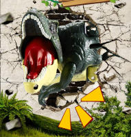 Juguete Antiestrés Manual Telescopio Resorte Swing Dinosaurio Fidget Regalo De Navidad Para Niños Sin Baterías Ni Control Remoto Material PVC - details 3