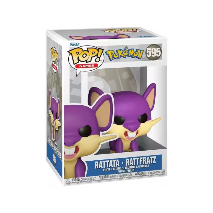 Funko Pop Games Pokémon Rattata Funko 74632 Juguetes FUNKO - 1