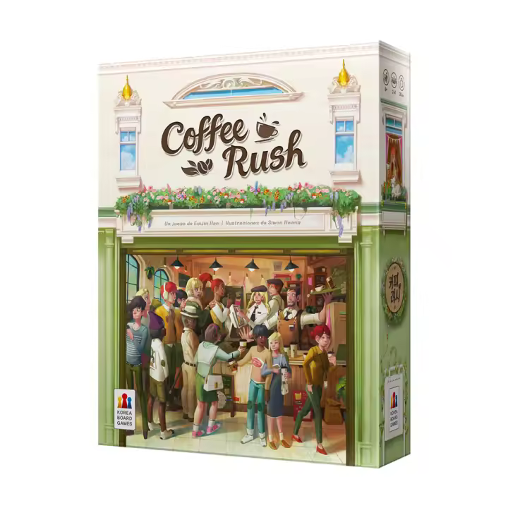 Coffee Rush, un juego de mesa publicado por Asmodee - 1