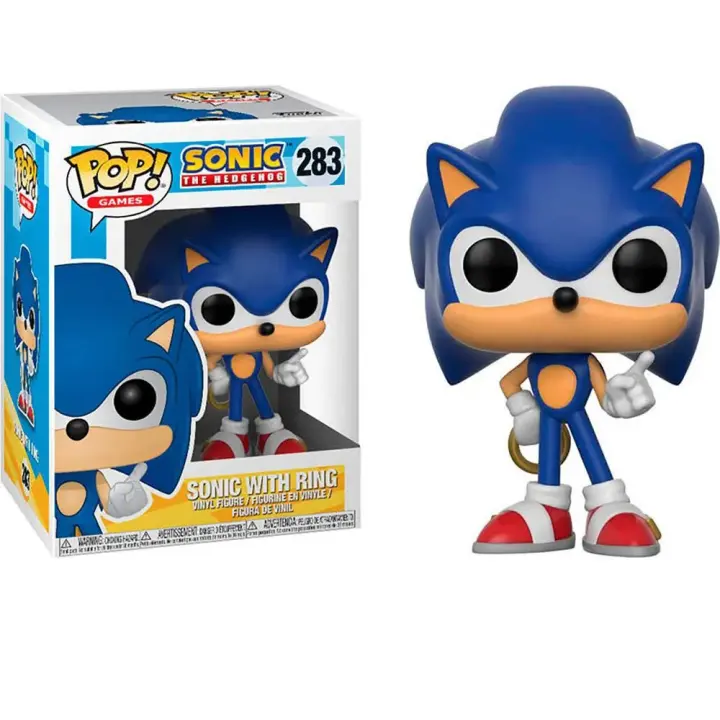 Funko Pop Con Figura De Anillo Sonic - 1