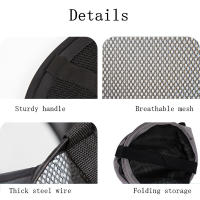 Cesta De Ropa Portátil Con Apertura Ancha Y Plegable Tamaño 36x58cm Material PVC Impermeable Para Almacenamiento De Ropa Sucia Para Dormitorio Y Viajes - details 1